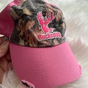 Camouflage and pink BuckedUp Hat